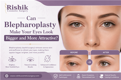 Can Blepharoplasty Make Your Eyes Look Bigger and More Attractive