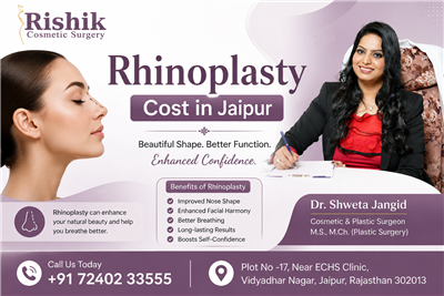 Rhinoplasty Cost in Jaipur